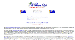 Desktop Screenshot of discoveringabetterlife.org.au